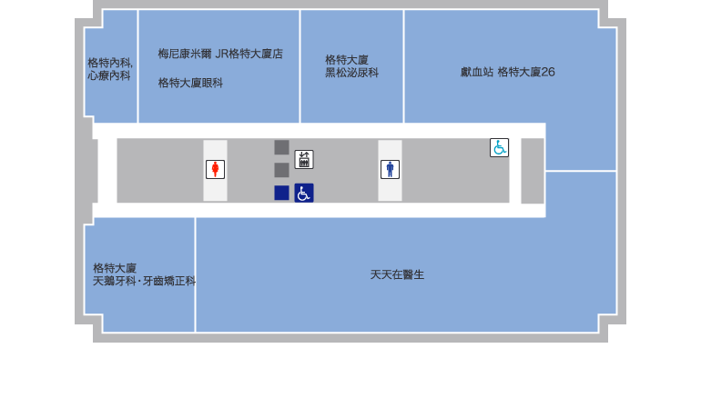 JR GATE TOWER樓層圖