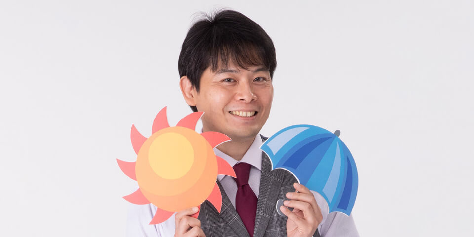 石橋武宜気象予報士による実験イベント