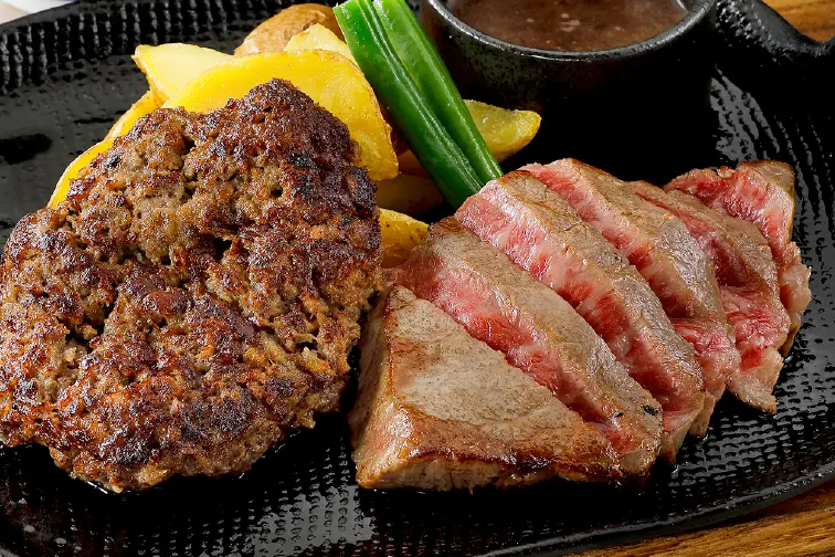 ハンバーグ&ステーキ 黒毛和牛 腰塚