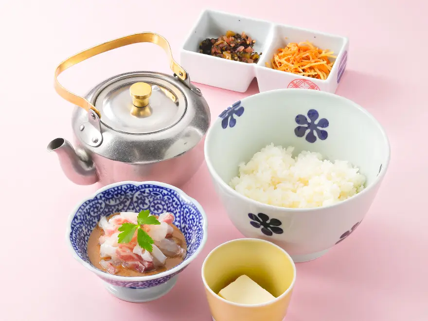 だし茶漬け+肉うどん えん