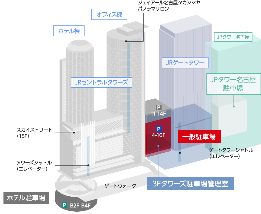 タワーズ　名古屋　駐車券